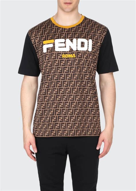 mens fendi tshirt|fendi men's t shirt sale.